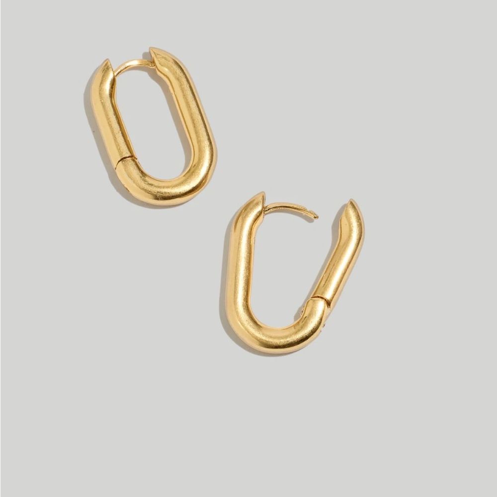 Madewell Carabiner Hoop Earrings